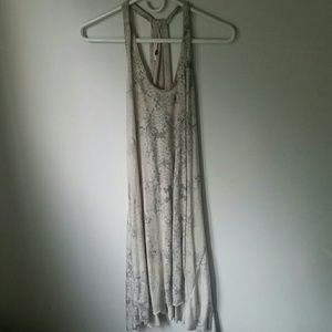 Rebecca Taylor Dress Snakeskin Medium Grey Beige
